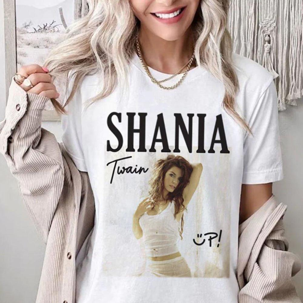 Shania Twain Up T Shirt Shania Twain The Queen Of Me Tour T Shirt For Fan